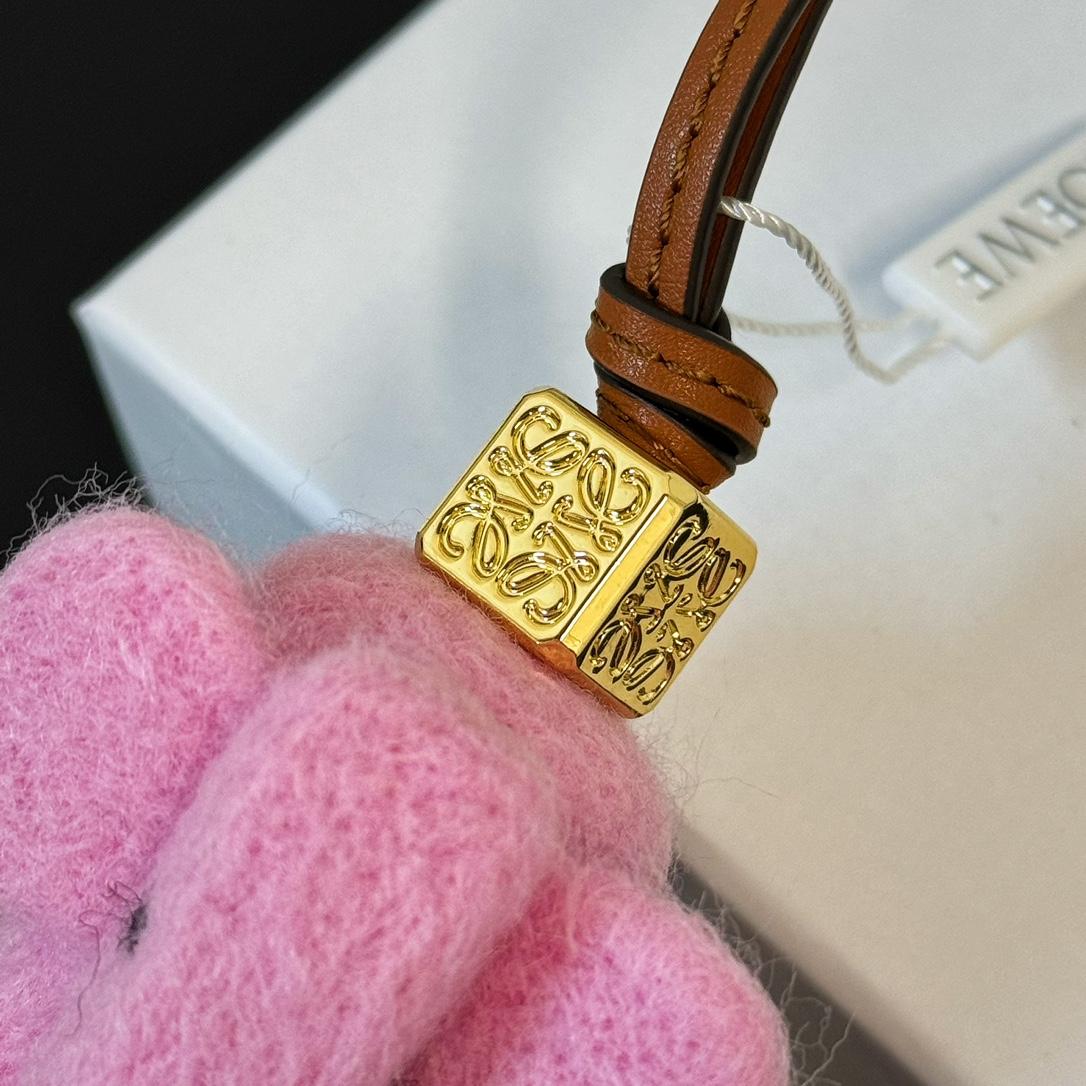 Loewe Elephant Charm In Felt And Calfskin - DopestKickz