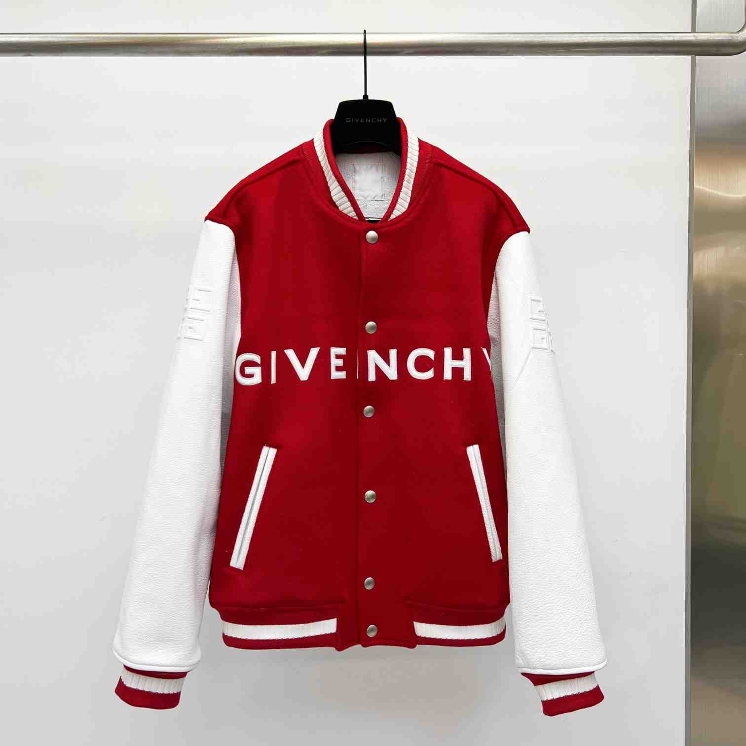 Givenchy Varsity Jacket In Wool And Leather - DopestKickz