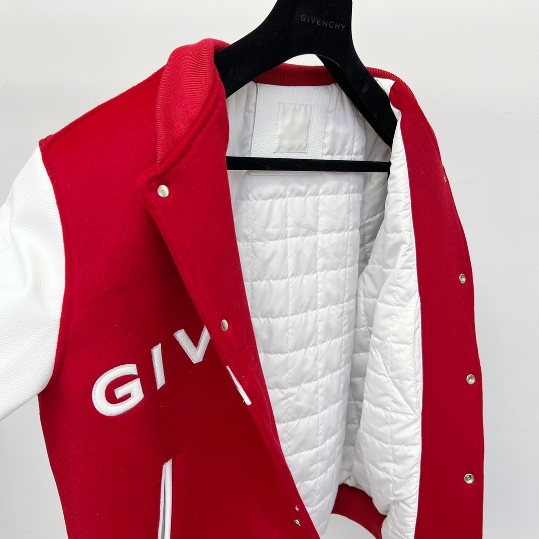 Givenchy Varsity Jacket In Wool And Leather - DopestKickz