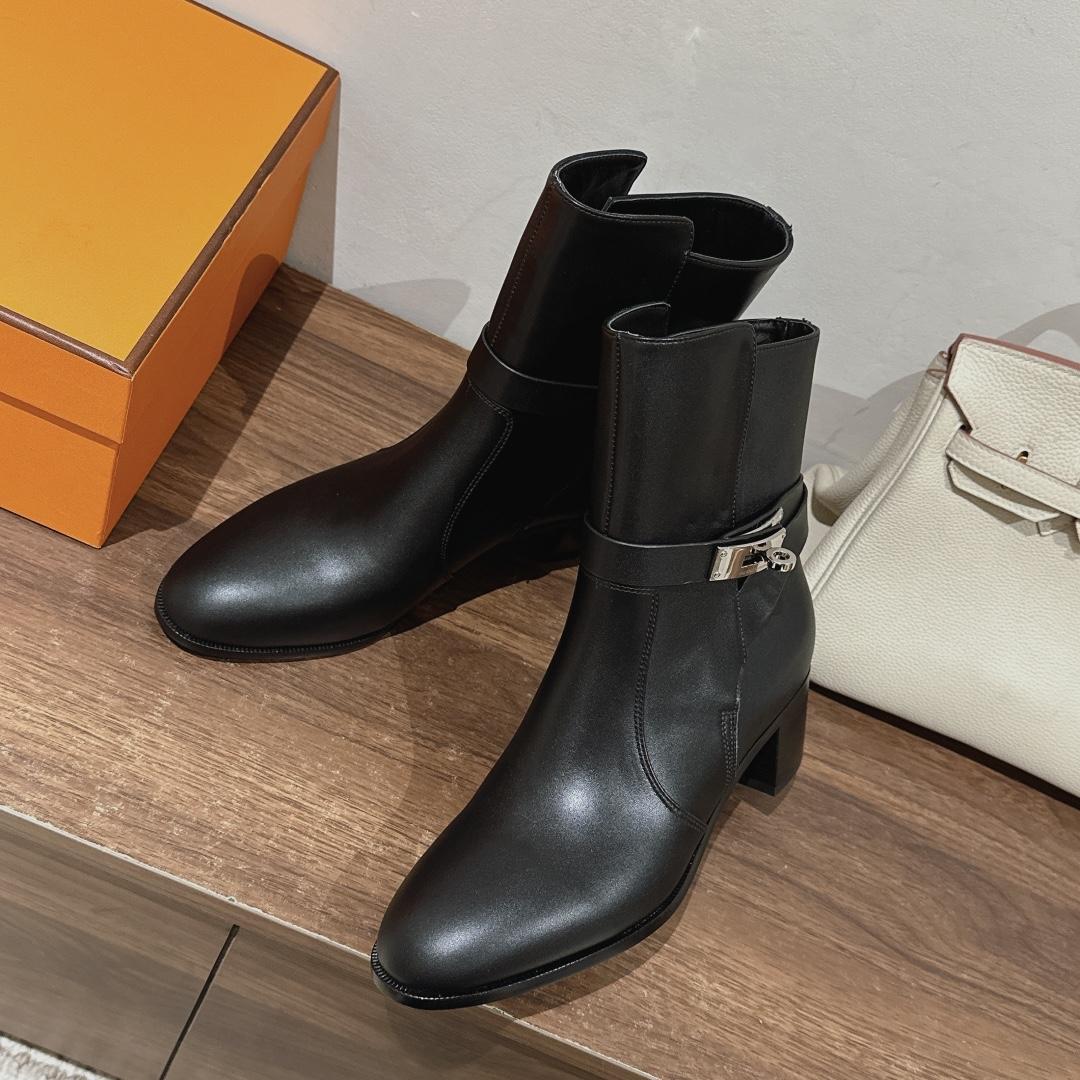 Hermes Frenchie 50 Ankle Boot - DopestKickz