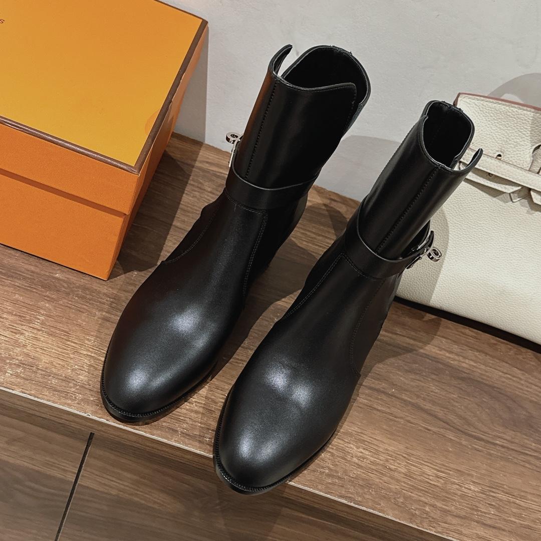 Hermes Frenchie 50 Ankle Boot - DopestKickz