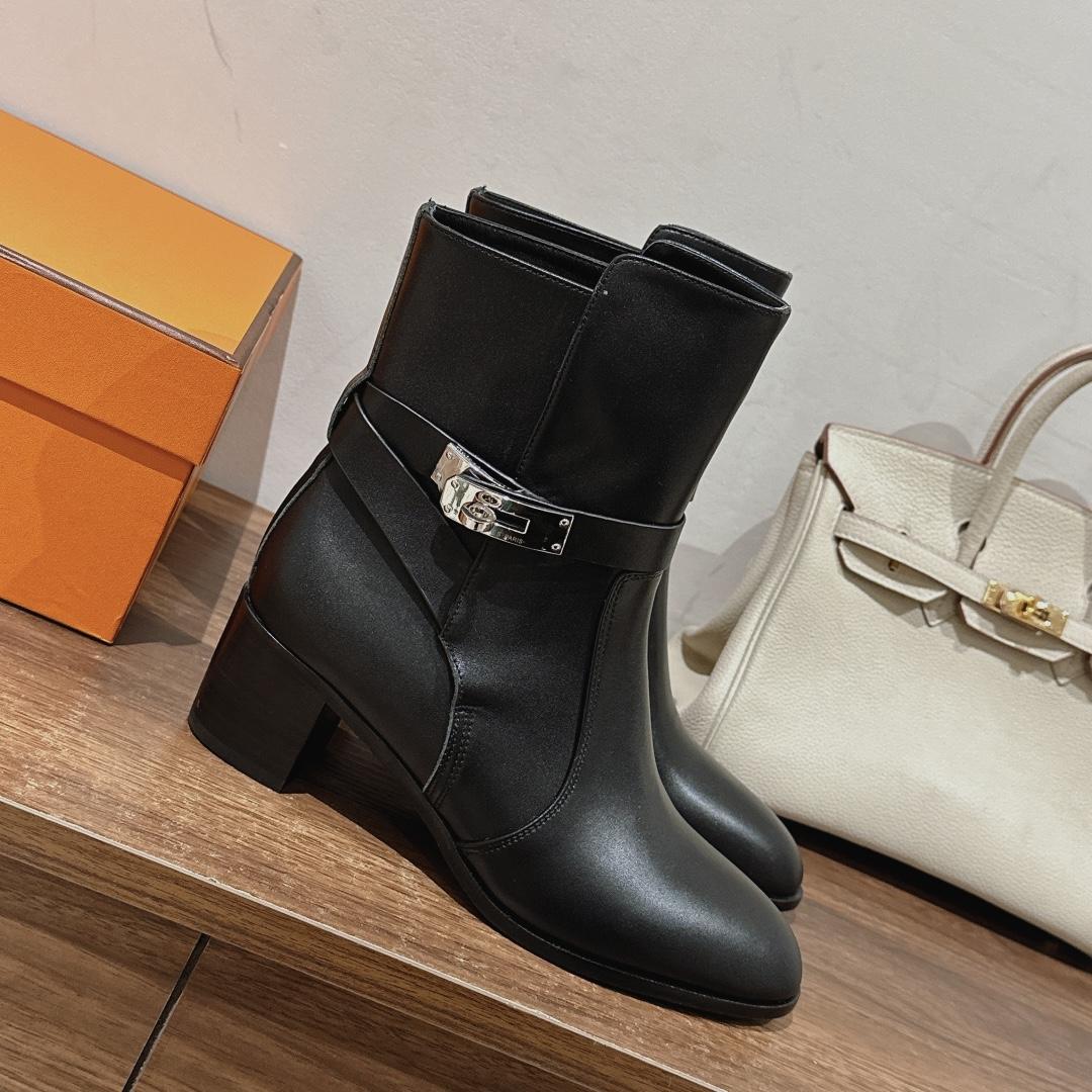 Hermes Frenchie 50 Ankle Boot - DopestKickz