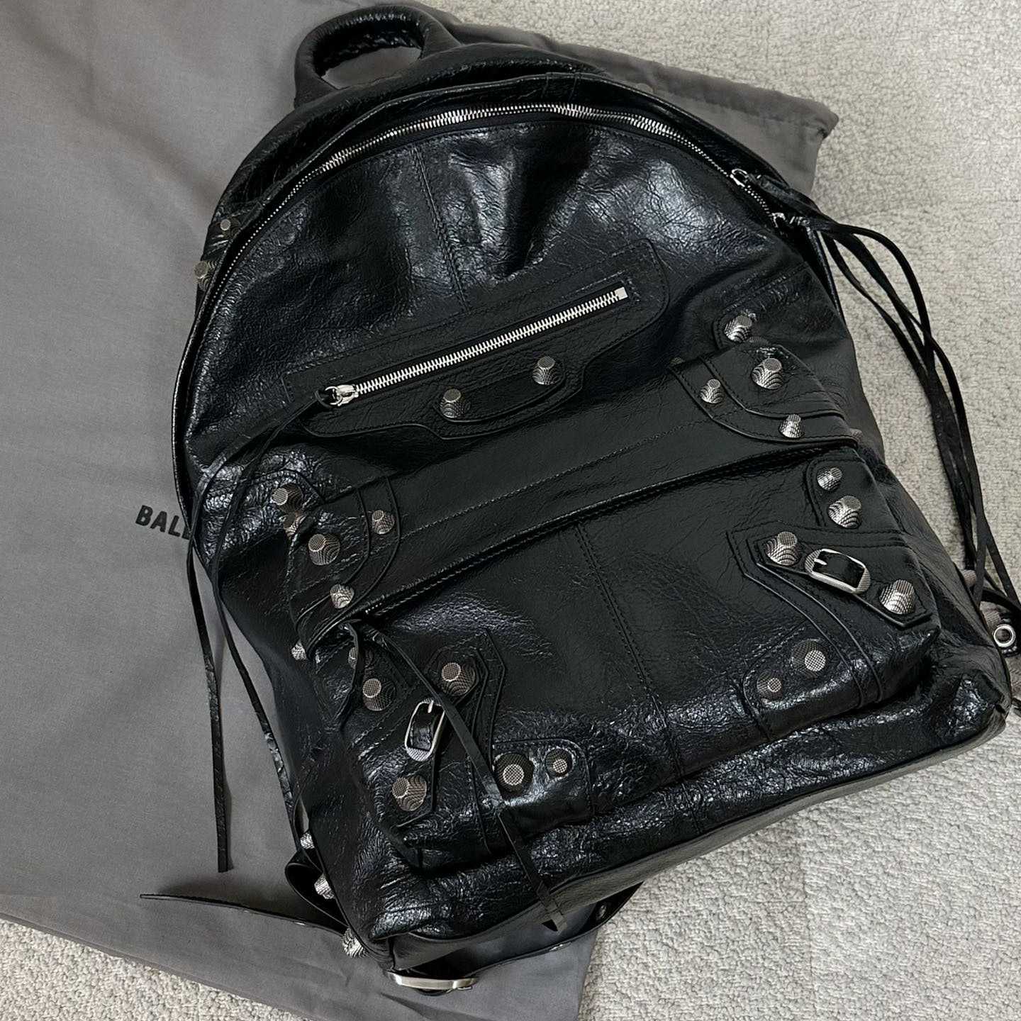 Balenciaga Men's Le Cagole Men Backpack In Black - DopestKickz