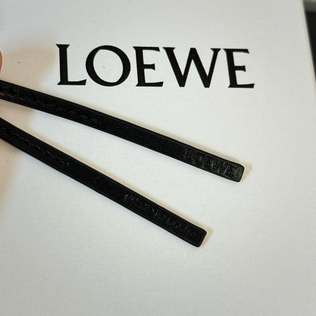 Loewe Panda Charm In Felt And Calfskin - DopestKickz