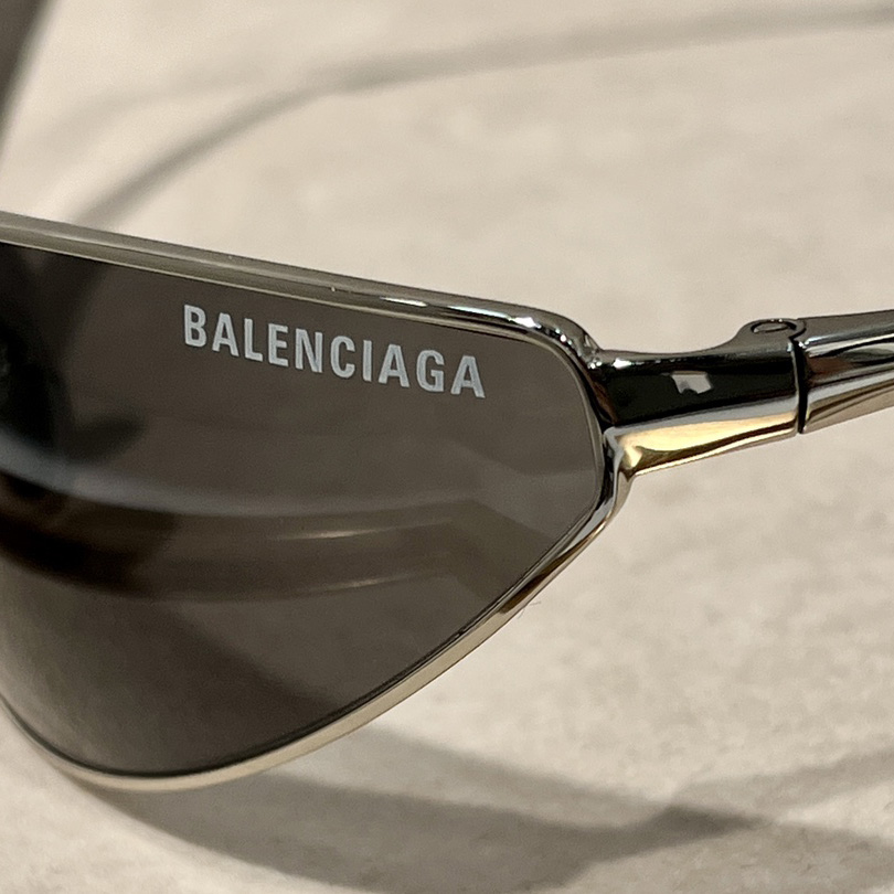 Balenciaga Razor Cat Sunglasses In Black - DopestKickz