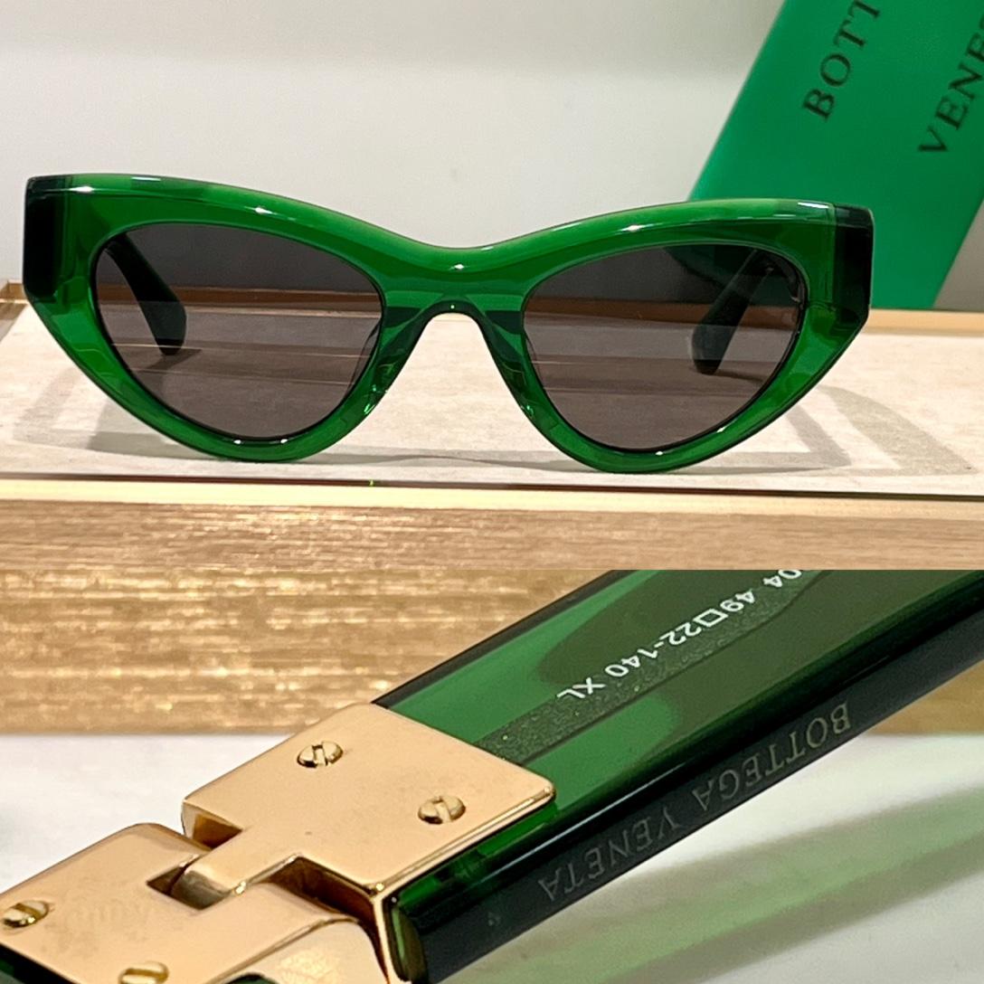 Bottega Veneta Angle Acetate Cat Eye Sunglasses - DopestKickz