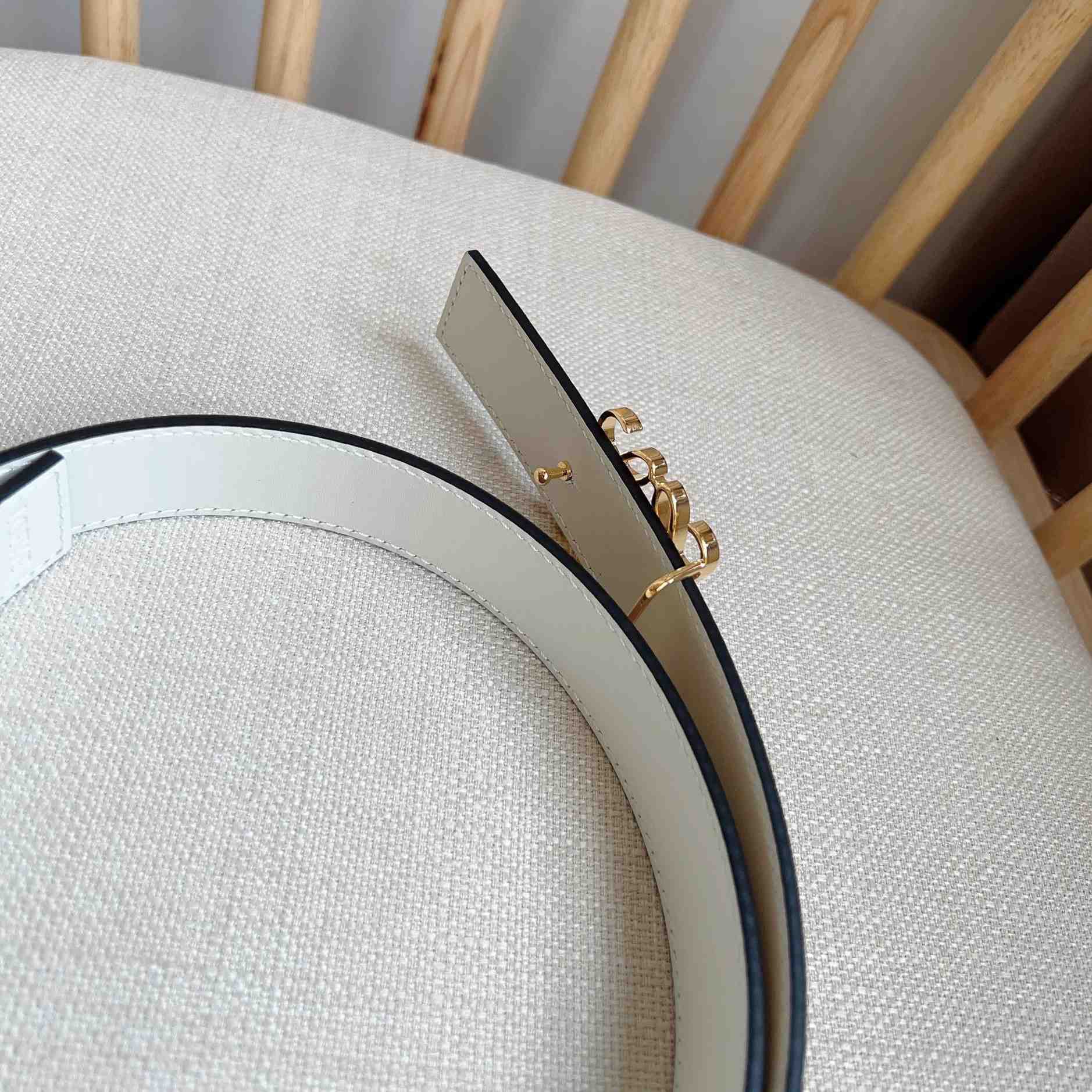 Loewe Reversible Anagram Belt In Smooth Calfskin - DopestKickz