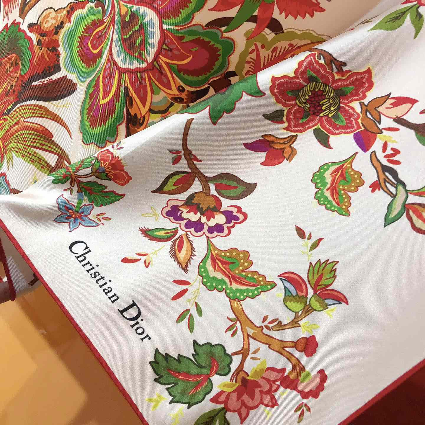 Dior Albero Della  Vita 90 Square Scarf  - DopestKickz