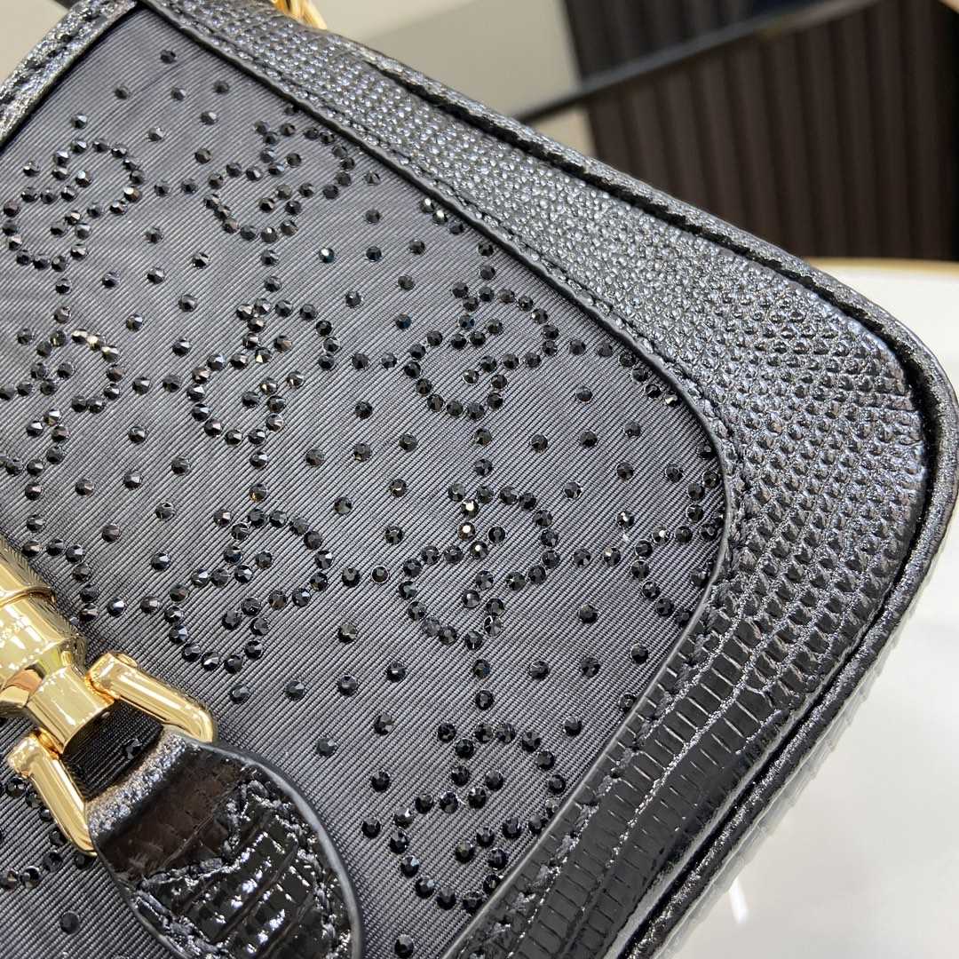 Gucci Jackie 1961 GG Crystal Mini Bag - DopestKickz