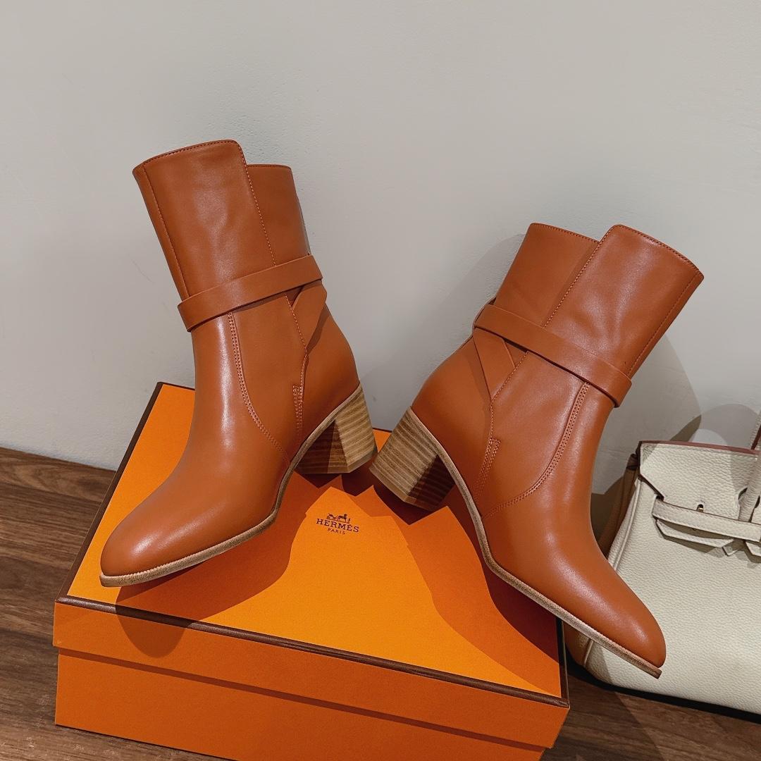 Hermes Frenchie 50 Ankle Boot - DopestKickz