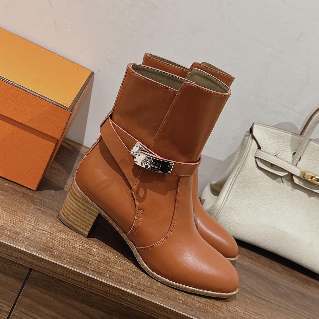 Hermes Frenchie 50 Ankle Boot - DopestKickz