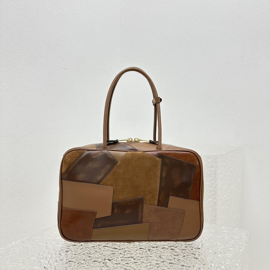 Miu Miu Leather Patchwork Bag - DopestKickz