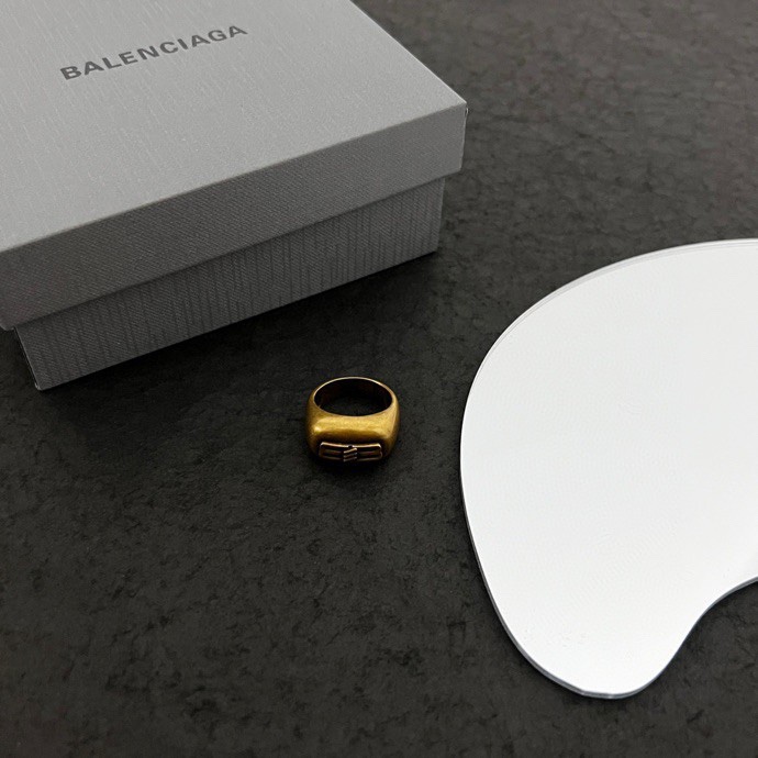 Balenciaga Icon Signet Ring  - DopestKickz