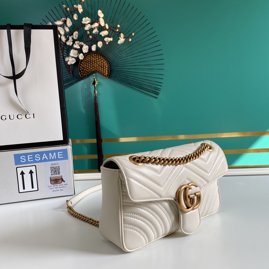 Gucci GG Marmont Small Shoulder Bag - DopestKickz