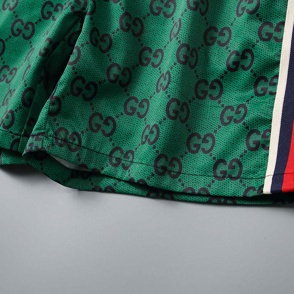 Gucci GG Cotton Shorts With Web - DopestKickz
