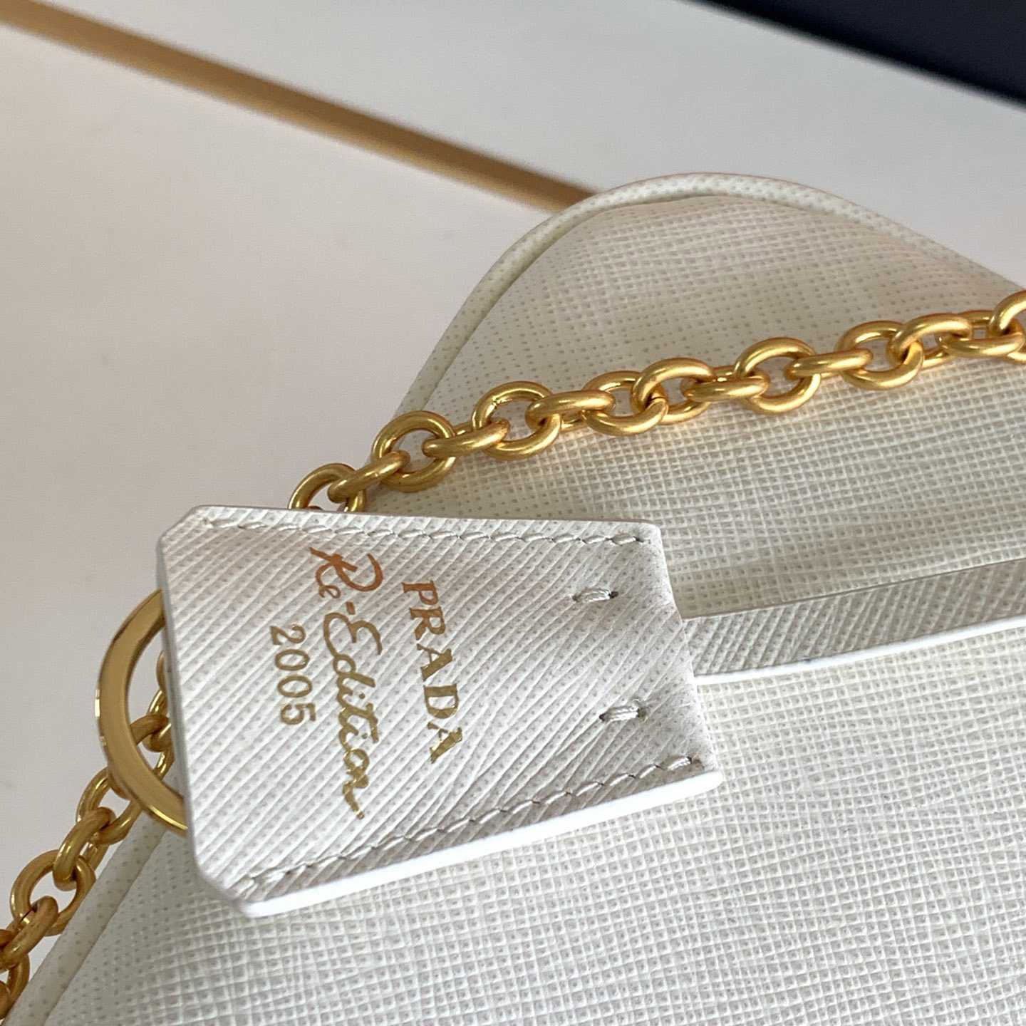 Prada Re-Edition 2005 Saffiano Leather Bag (22-18-6.5cm) - DopestKickz