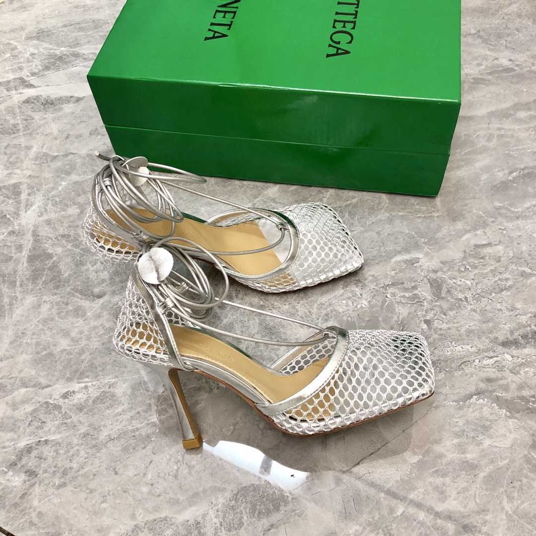 Bottega Veneta Stretch Lace-Up Sandal - DopestKickz