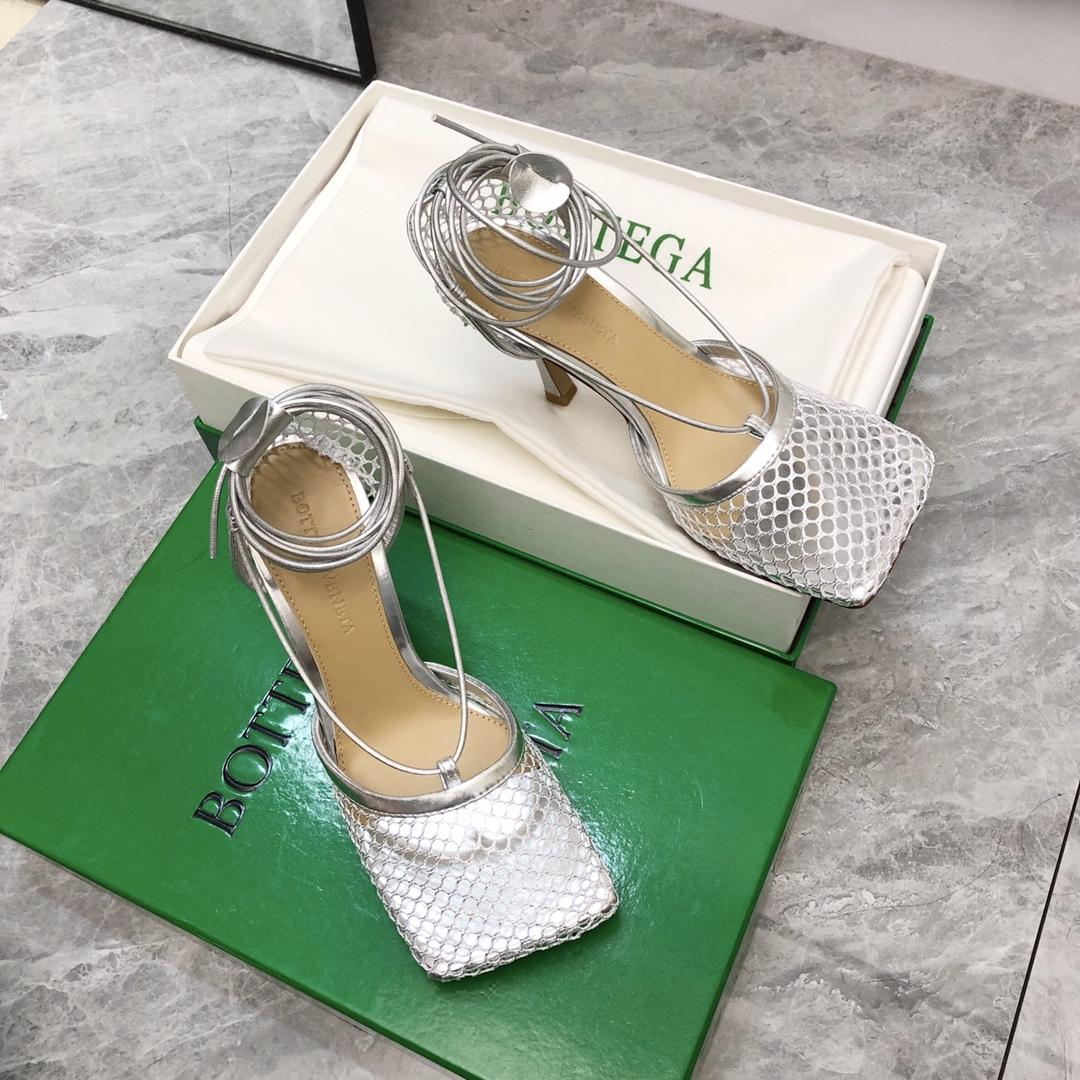 Bottega Veneta Stretch Lace-Up Sandal - DopestKickz