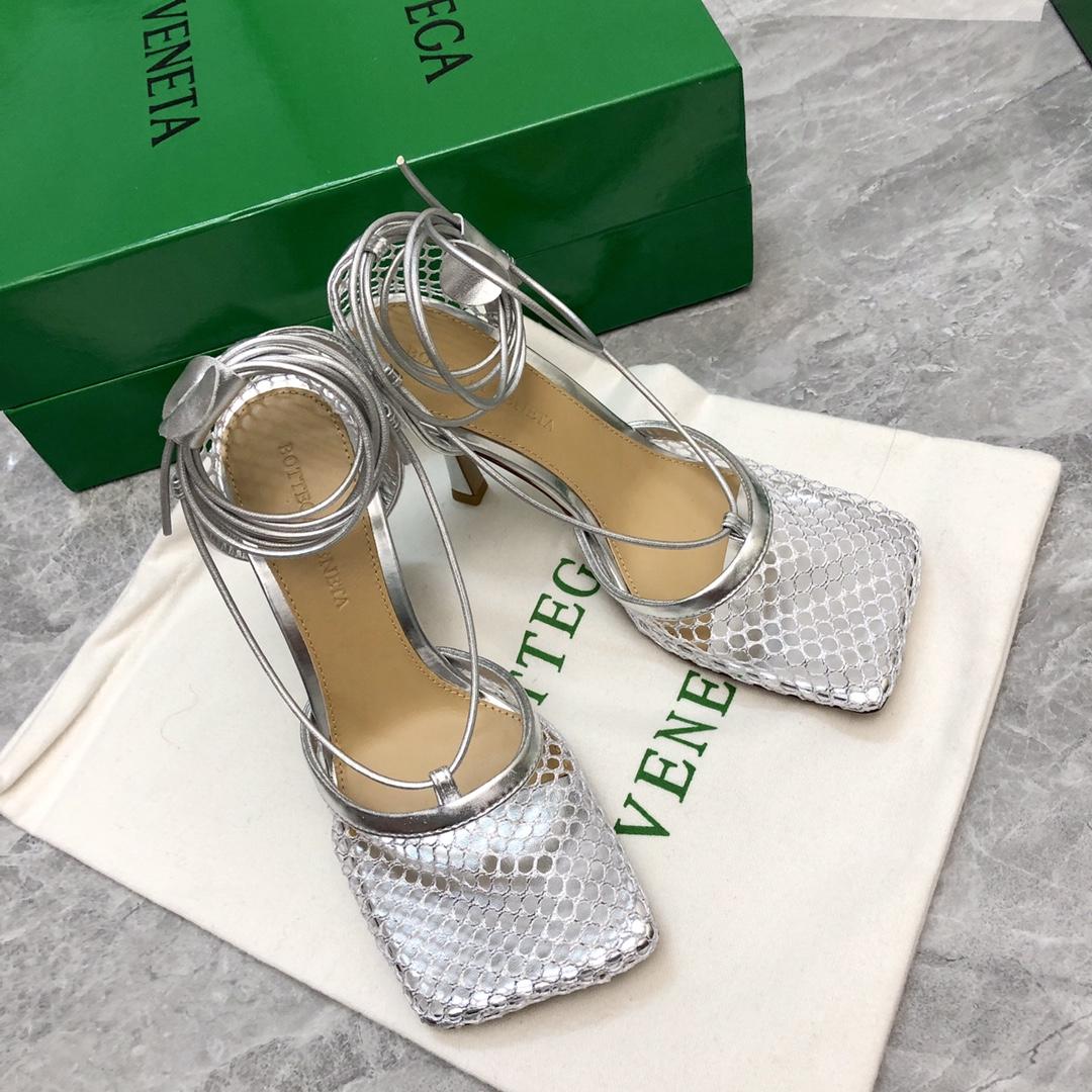 Bottega Veneta Stretch Lace-Up Sandal - DopestKickz
