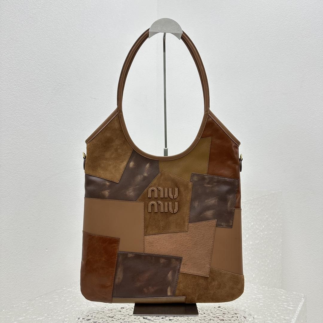 Miu Miu IVY Leather Patchwork Bag - DopestKickz
