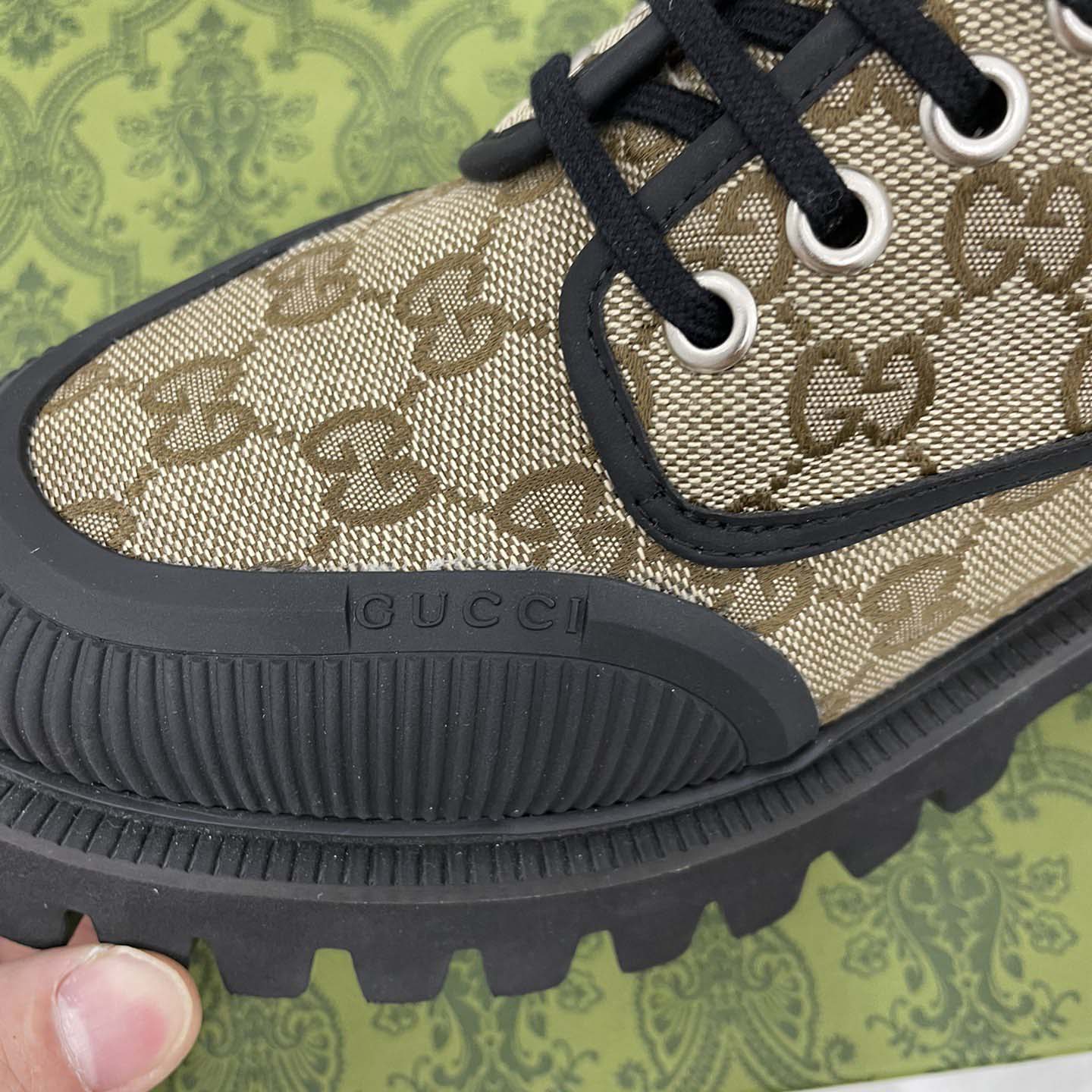 Gucci GG Canvas Boots  - DopestKickz