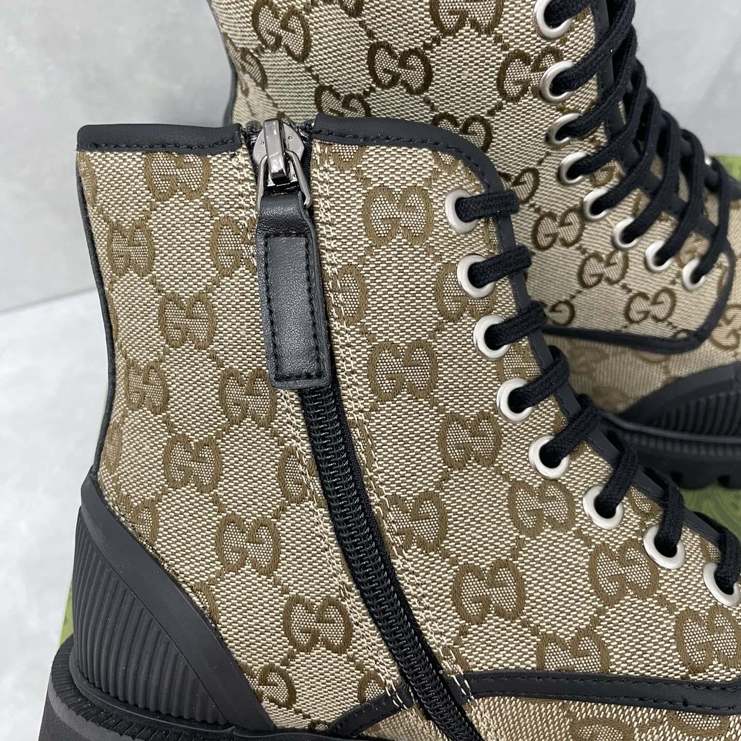 Gucci GG Canvas Boots  - DopestKickz