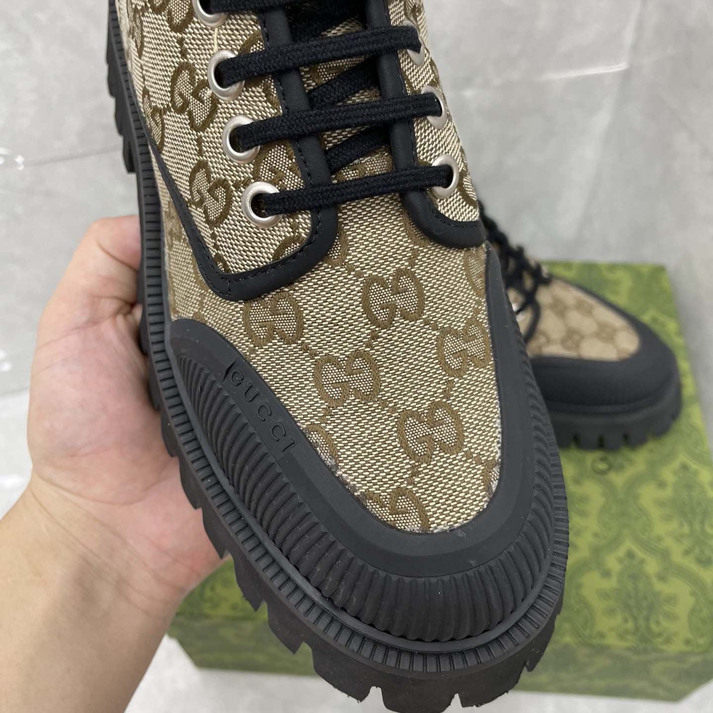 Gucci GG Canvas Boots  - DopestKickz