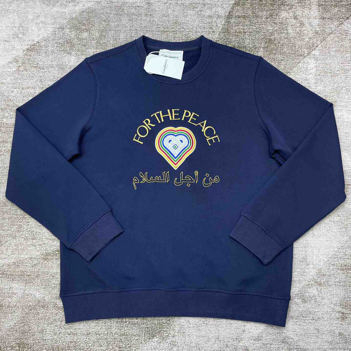 Casablanca For The Peace Embroidered Sweatshirt - DopestKickz