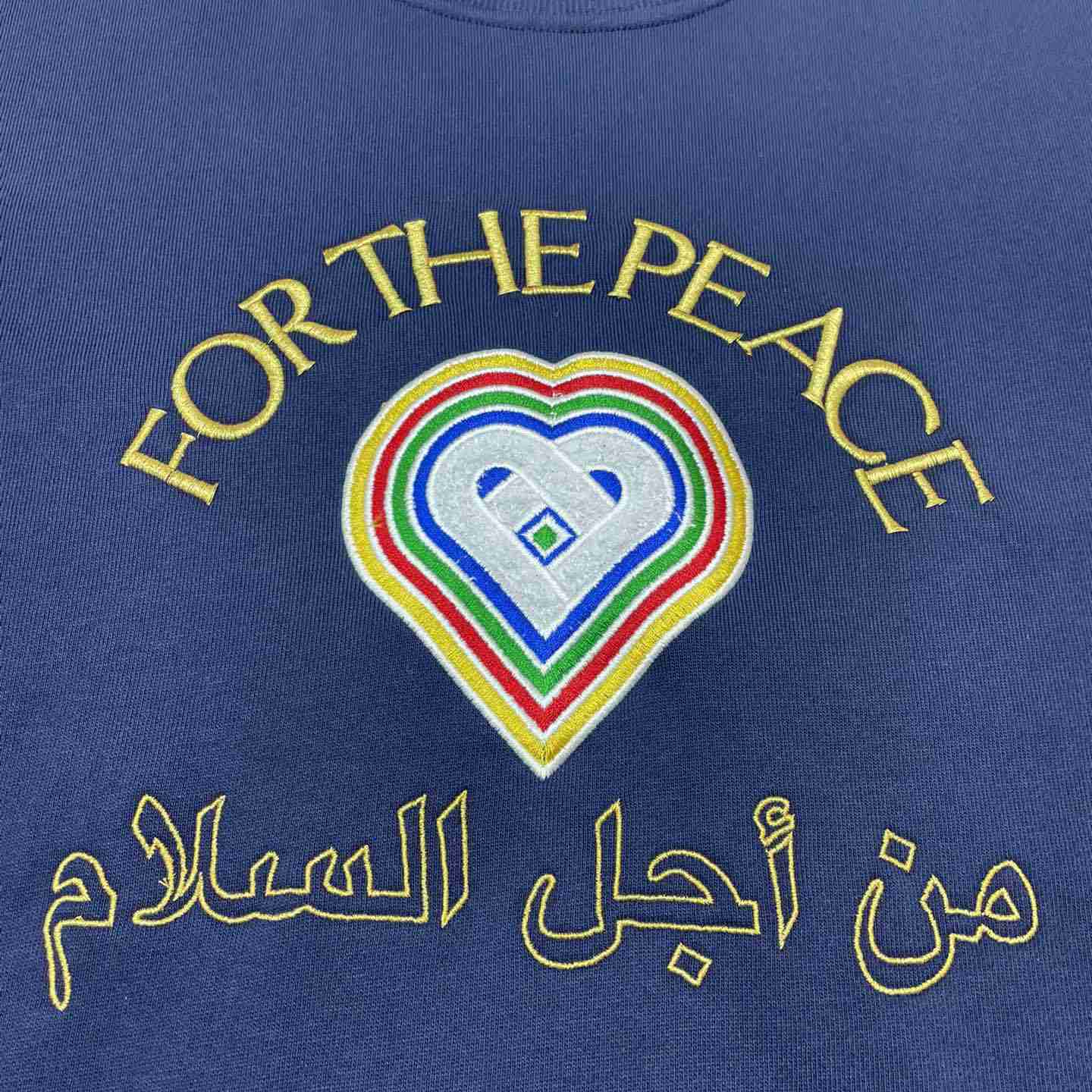 Casablanca For The Peace Embroidered Sweatshirt - DopestKickz