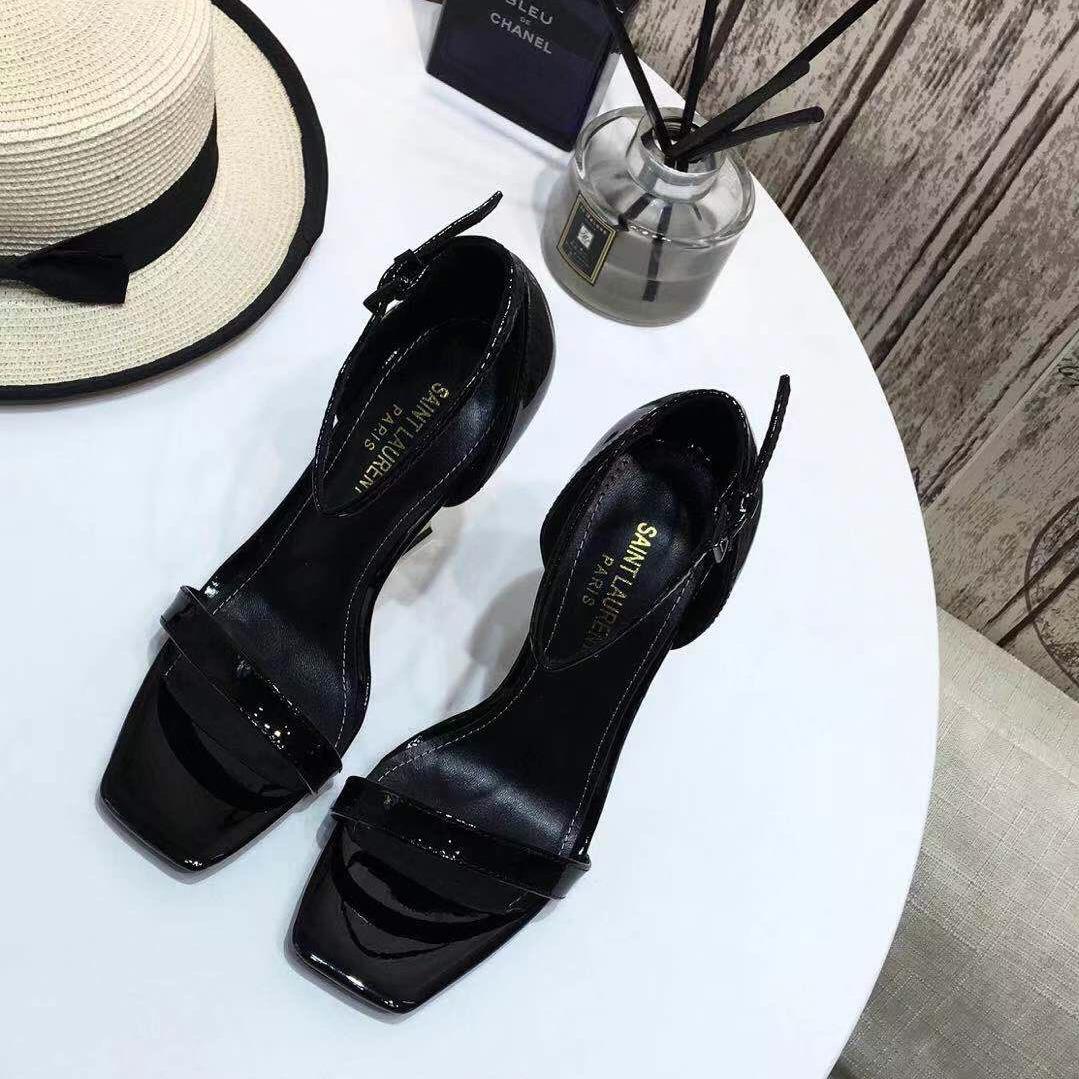 Saint Laurent YSL Heel Sandals - DopestKickz