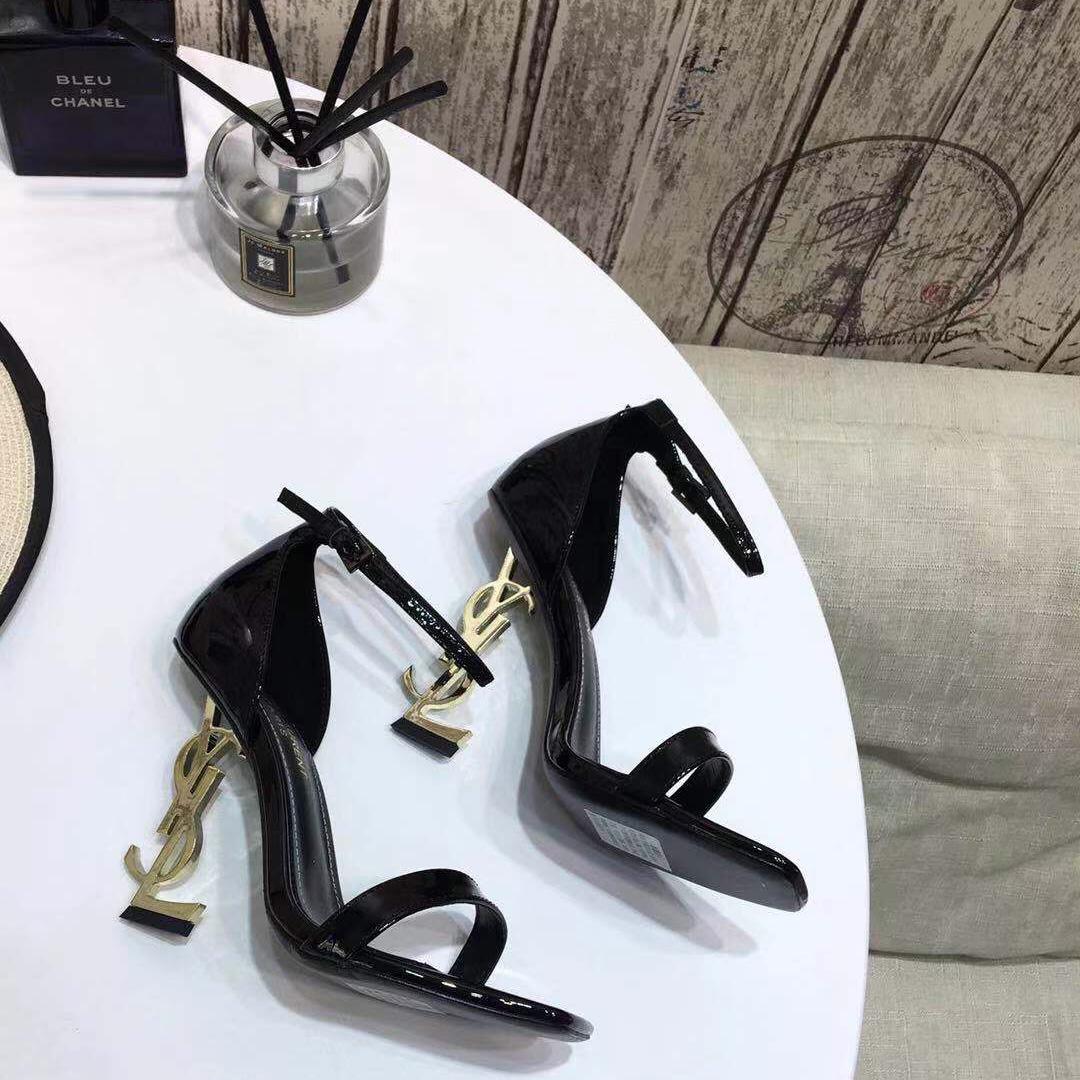 Saint Laurent YSL Heel Sandals - DopestKickz