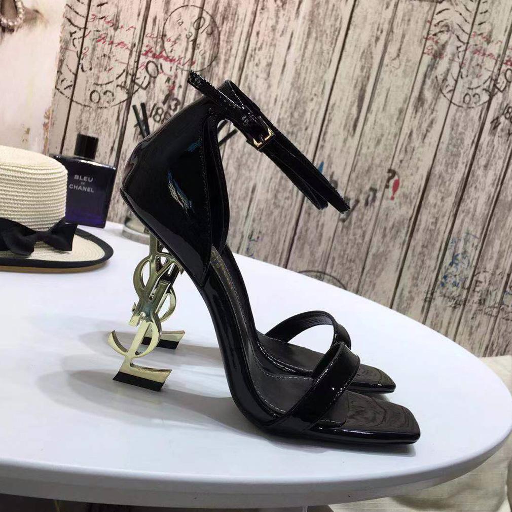 Saint Laurent YSL Heel Sandals - DopestKickz