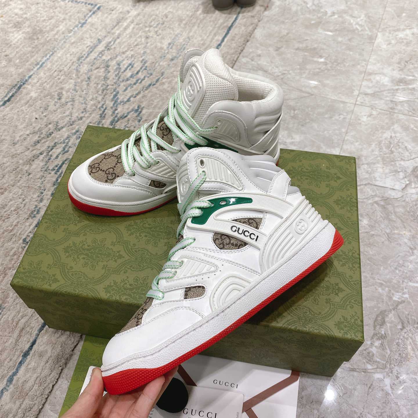 Gucci Basket Sneaker  - DopestKickz