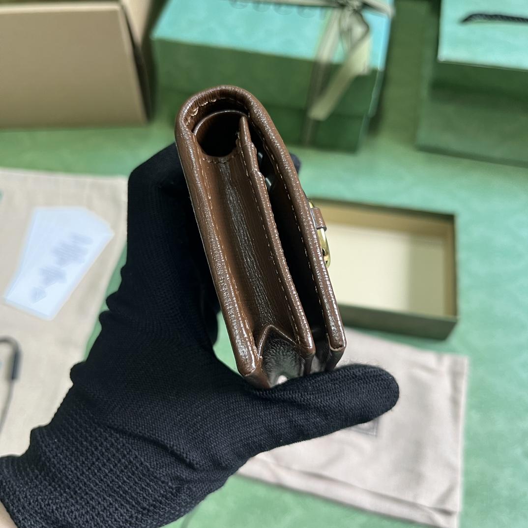 Gucci Horsebit 1955 Card Case Wallet - DopestKickz