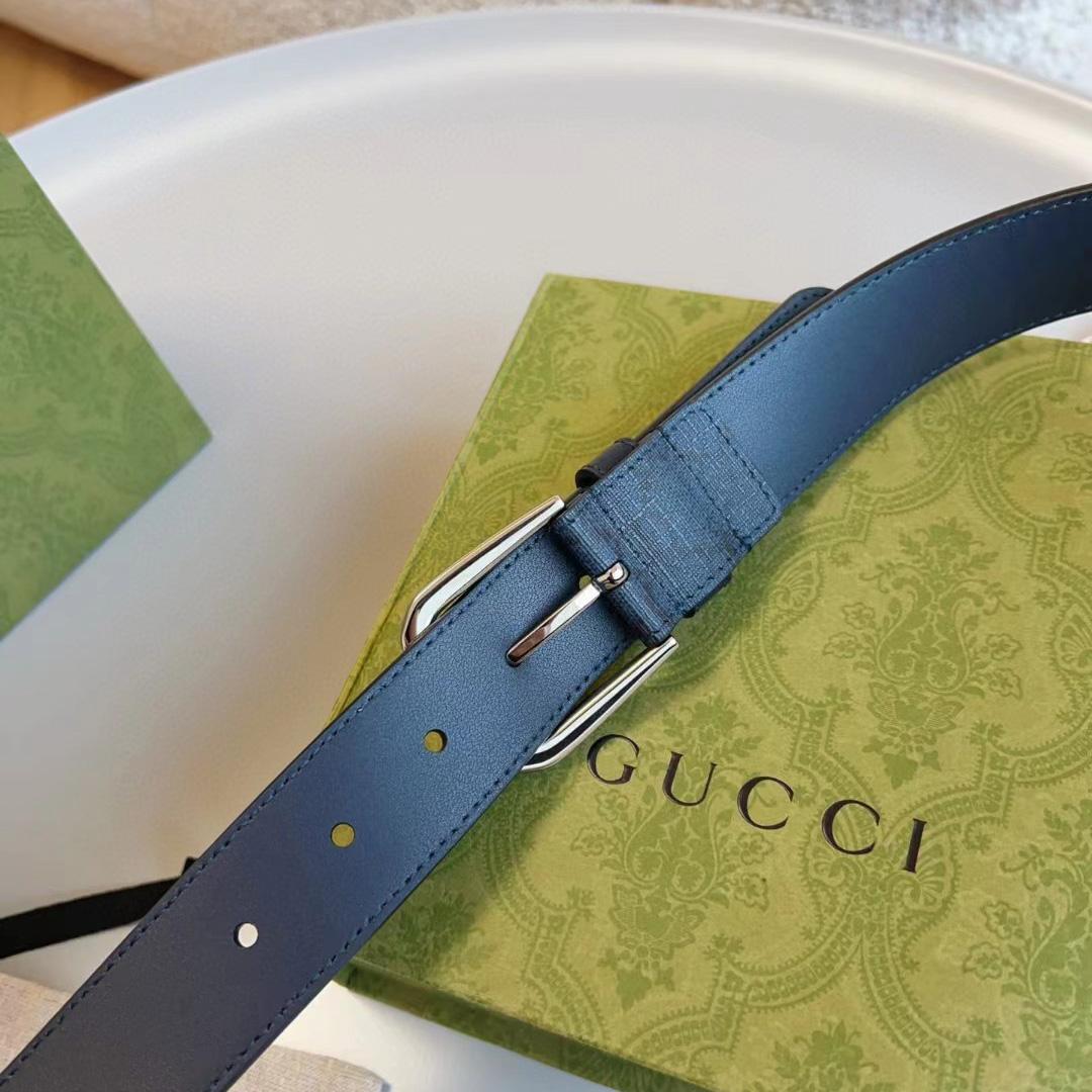 Gucci Belt With Interlocking G Detail - DopestKickz