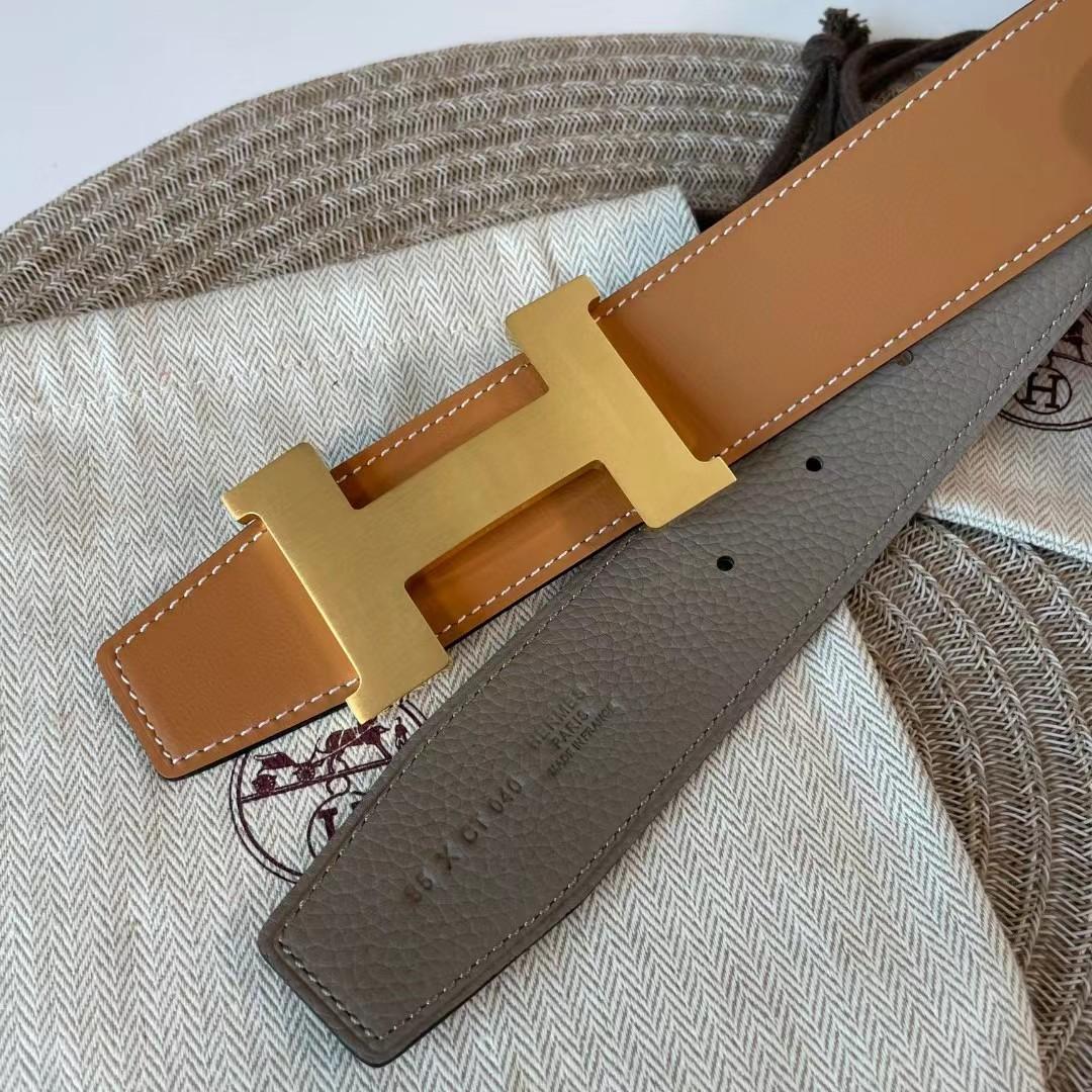 Hermes Reversible Leather  - DopestKickz