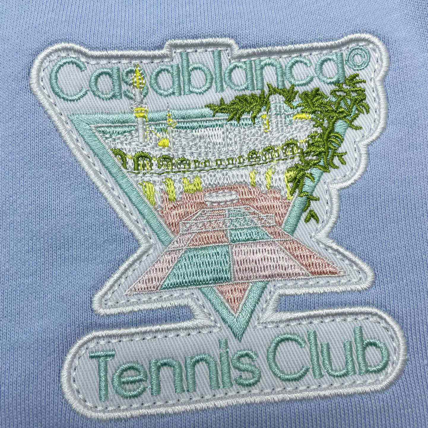 Casablanca Tennis Club Icon-appliqué Shorts    c724 - DopestKickz