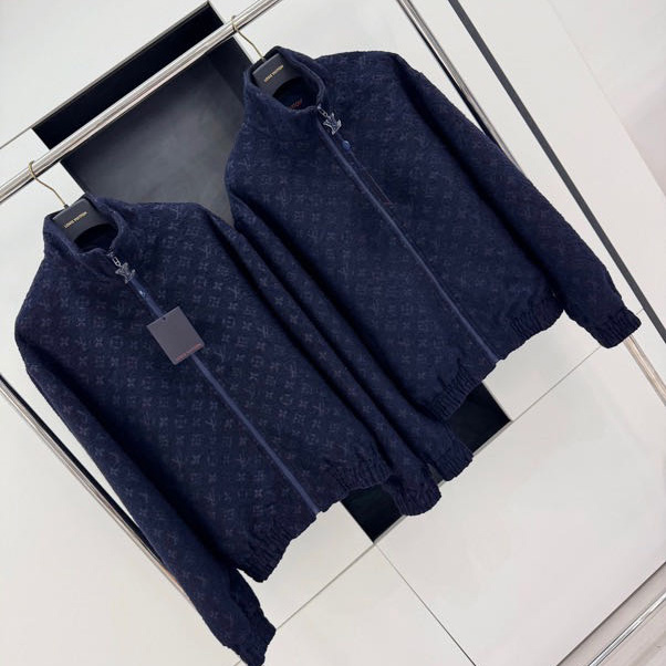 Louis Vuitton Monogram Wool Bouclette Zipped Blouson - DopestKickz