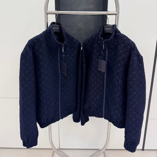 Louis Vuitton Monogram Wool Bouclette Zipped Blouson - DopestKickz