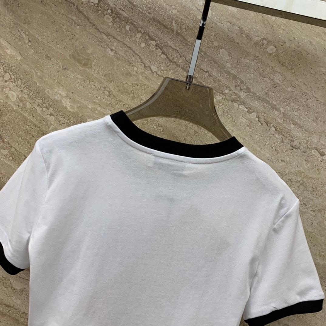 Miu Miu Logo-Printed Cropped T-Shirt - DopestKickz
