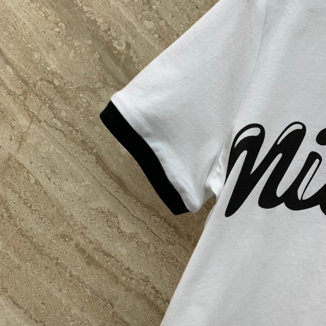 Miu Miu Logo-Printed Cropped T-Shirt - DopestKickz
