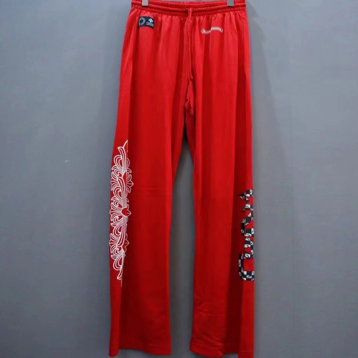 Chrome Hearts Exclusive MATTY BOY '99 FORM' Red Jersey Pants - DopestKickz