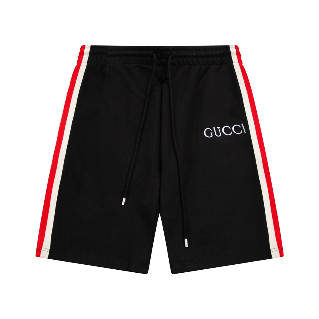 Gucci Cotton Shorts With Web - DopestKickz