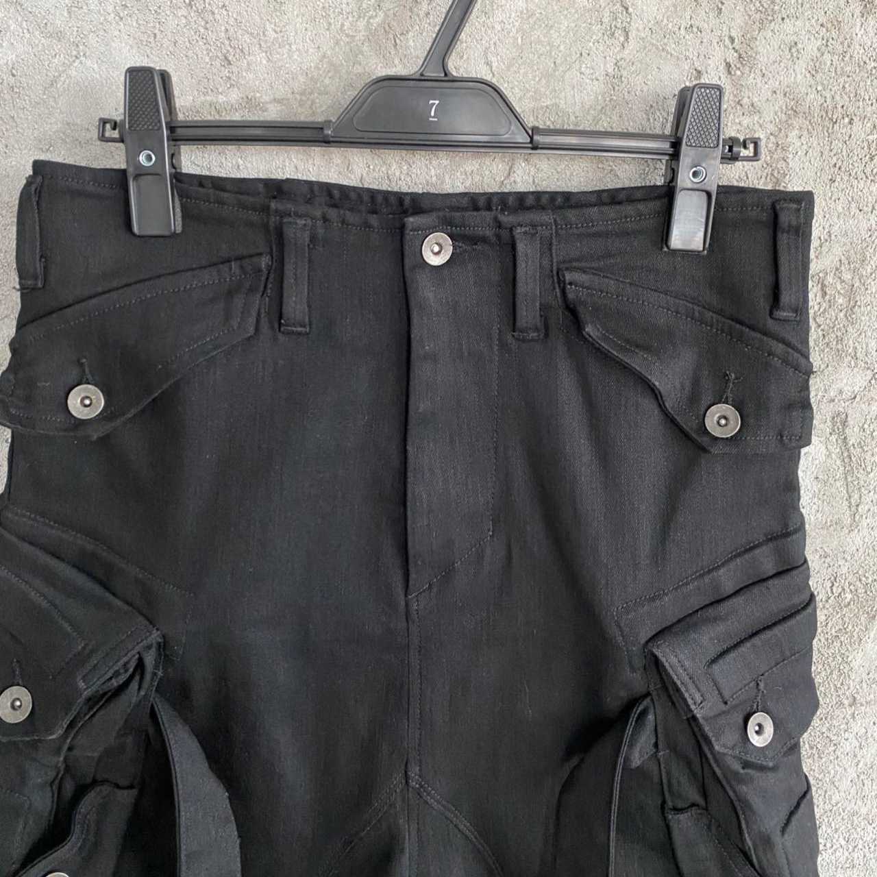 Julius Black Belt Cargo Pocket Shorts - DopestKickz