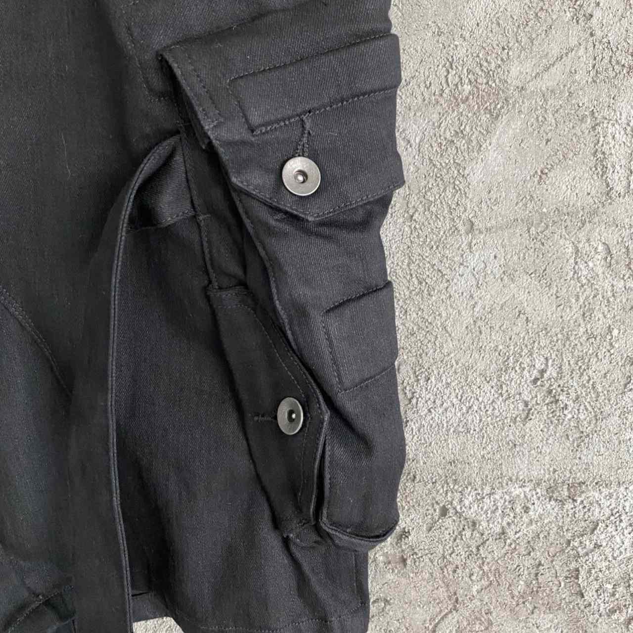 Julius Black Belt Cargo Pocket Shorts - DopestKickz