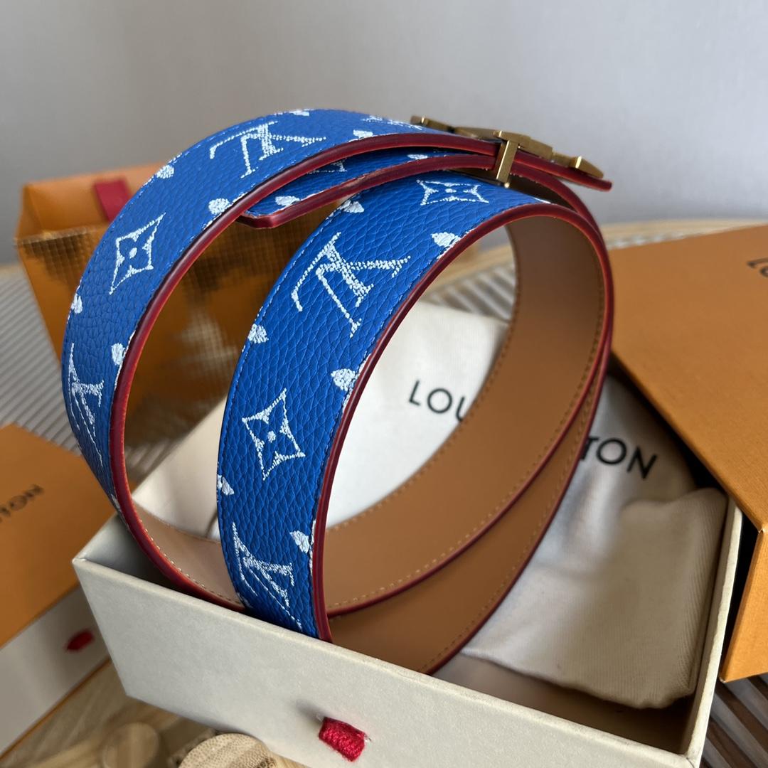 Louis Vuitton LV Initiales 40mm Reversible Belt        M8460V - DopestKickz