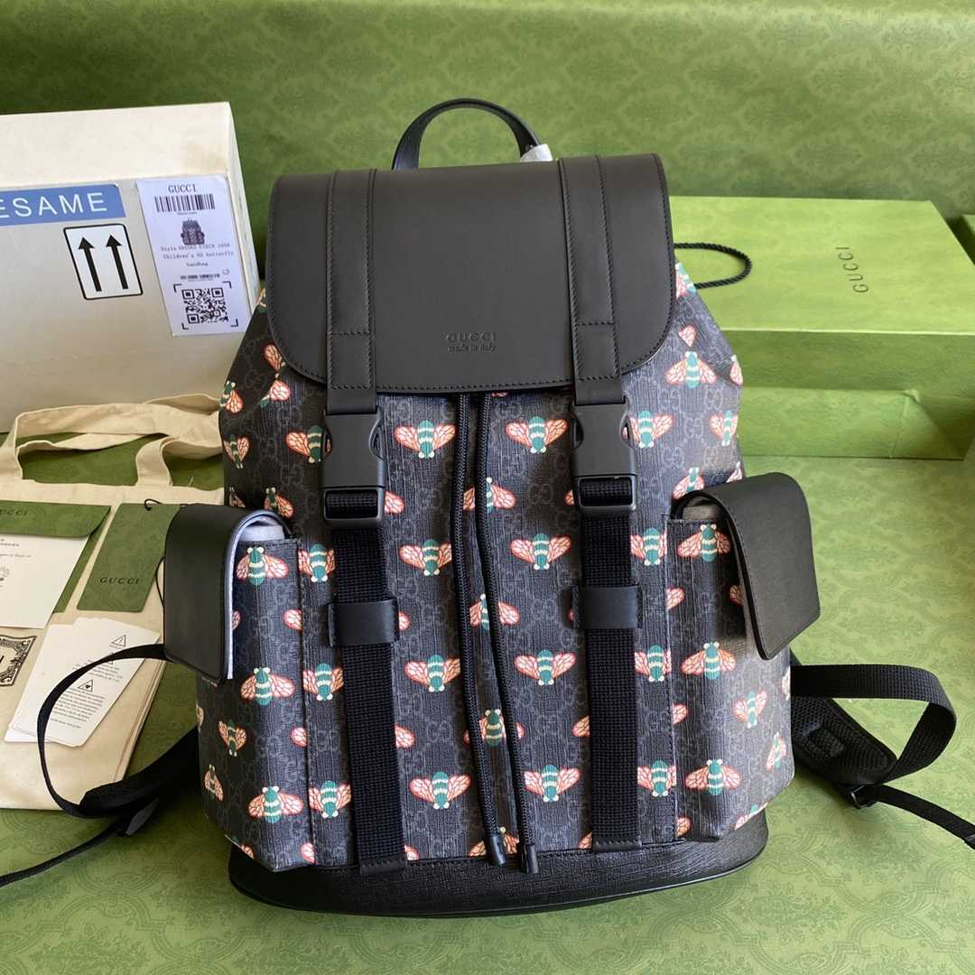 Gucci Bestiary Backpack With Bees  (34*42*16cm) - DopestKickz