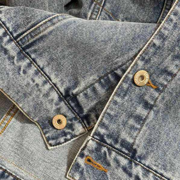 Loewe Anagram Jacket In Denim In Blue  - DopestKickz
