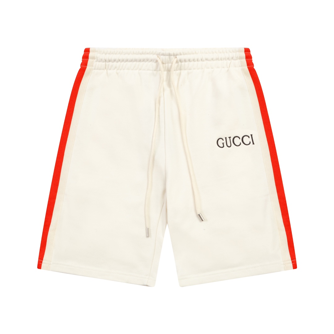 Gucci Cotton Shorts With Web - DopestKickz