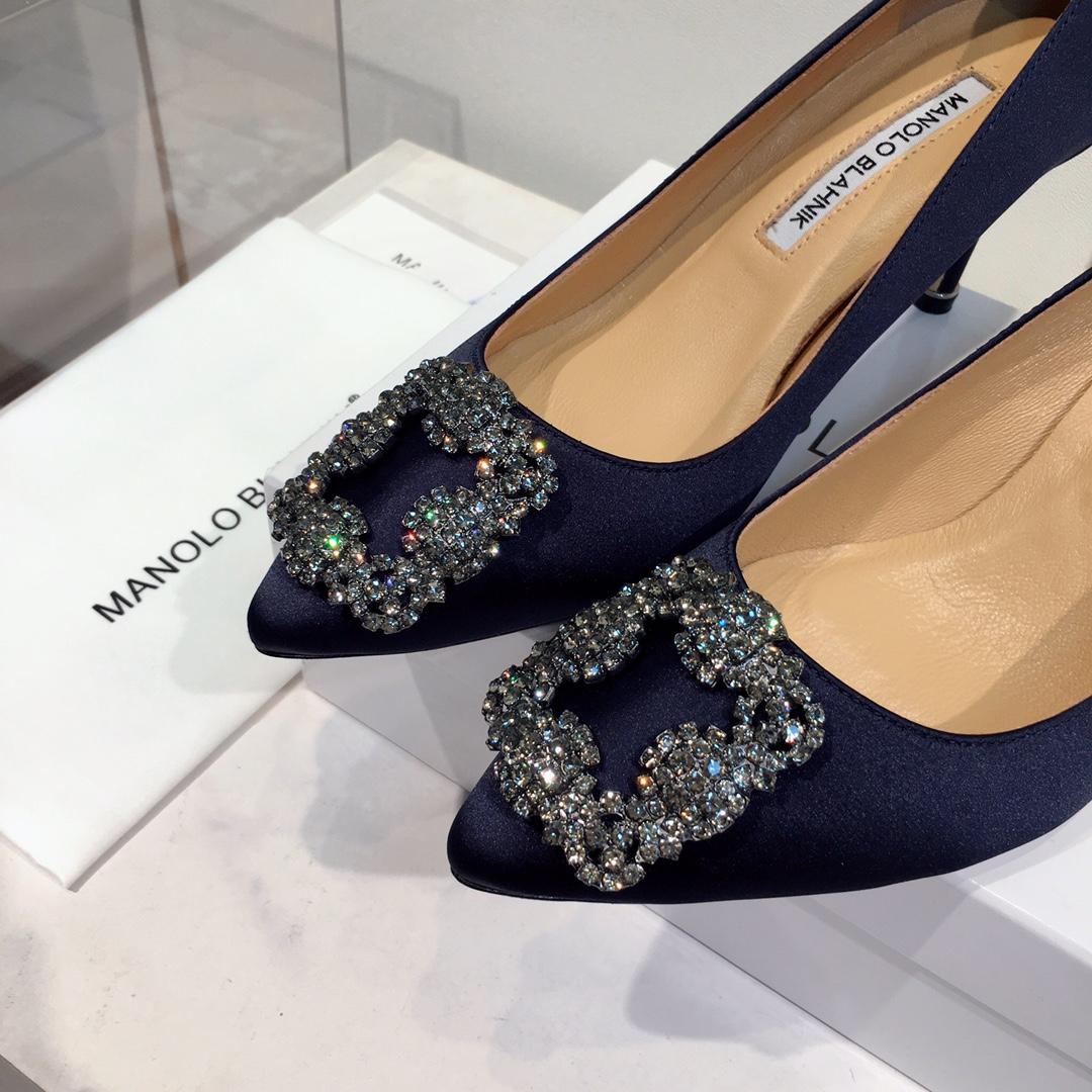 Manolo Blahnik 95mm Hangisi Pumps - DopestKickz